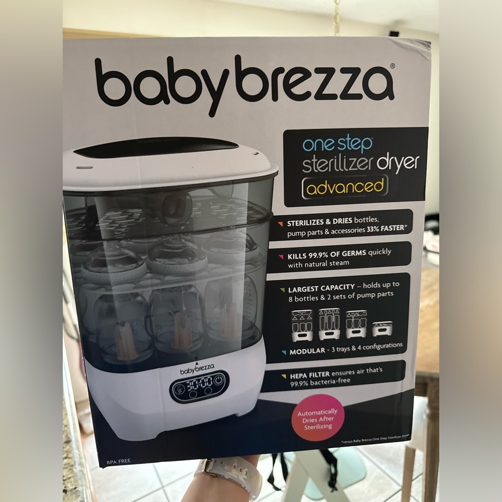 Brand New Baby Brezza one step sterilizer dryer